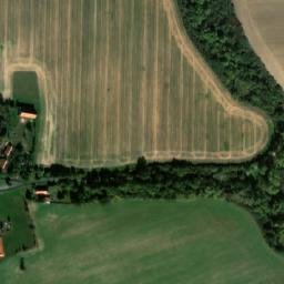 Satellite imagery of [Šípy-Milíčov] church t., CZ