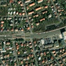 Satellite imagery of [Praha-Modřany] former sugar factory chimney, CZ