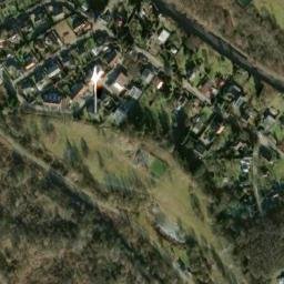 Satellite imagery of Interier [Říčany u Prahy] factory chimney, CZ