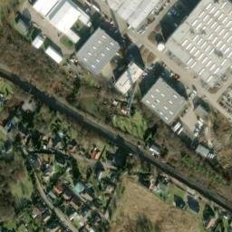 Satellite imagery of Interier [Říčany u Prahy] factory chimney, CZ