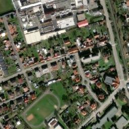 Satellite imagery of [Kouřim] belfry, CZ