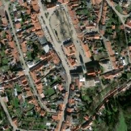 Satellite imagery of [Kouřim] belfry, CZ