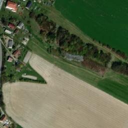 Satellite imagery of [Verměřovice] church t., CZ