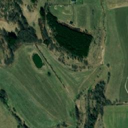 Satellite imagery of [Písařov] church t., CZ