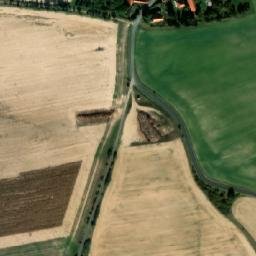 Satellite imagery of [Šípy-Milíčov] church t., CZ