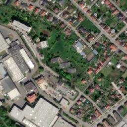 Satellite imagery of Gramofonove zavody [Loděnice u Berouna] factory chimney, CZ