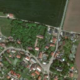 Satellite imagery of [Lošany] church t., CZ