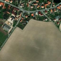 Satellite imagery of [Dobříkov] church t., CZ