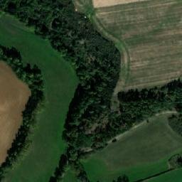 Satellite imagery of [Šípy-Milíčov] church t., CZ