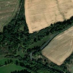 Satellite imagery of [Šípy-Milíčov] church t., CZ