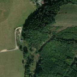 Satellite imagery of [Slabce] church t., CZ