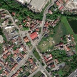 Satellite imagery of Gramofonove zavody [Loděnice u Berouna] factory chimney, CZ