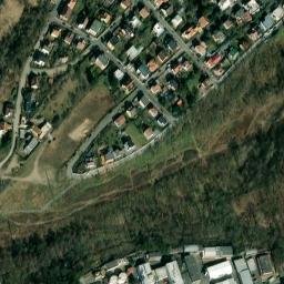 Satellite imagery of [Praha-Modřany] former sugar factory chimney, CZ