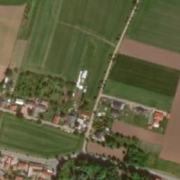 Satellite imagery of [Polní Voděrady] church t., CZ
