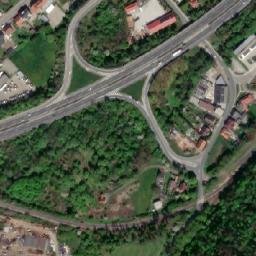 Satellite imagery of Cemix [Loděnice u Berouna] factory chimney, CZ