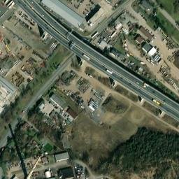 Satellite imagery of [Praha-Radotín] former state farm chimney, CZ