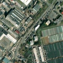 Satellite imagery of [Praha-Radotín] former state farm chimney, CZ