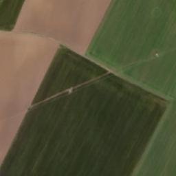 Satellite imagery of [Polní Voděrady] church t., CZ