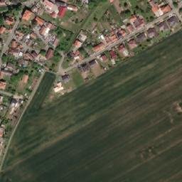 Satellite imagery of [Nebovidy] church t., CZ