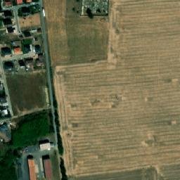 Satellite imagery of [Mikulovice] church t., CZ