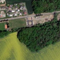Satellite imagery of [Chuchelná] church t., CZ