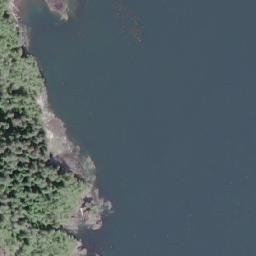 Satellite imagery of Racoon Point, CA