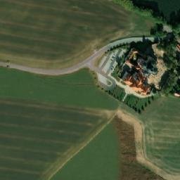 Satellite imagery of Mariánská Týnice [Kralovice] church t., CZ
