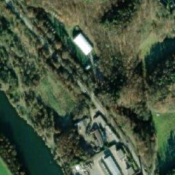 Satellite imagery of Cembrit [Beroun] factory chimney, CZ