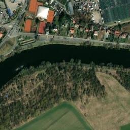 Satellite imagery of [Praha-Radotín] former state farm chimney, CZ