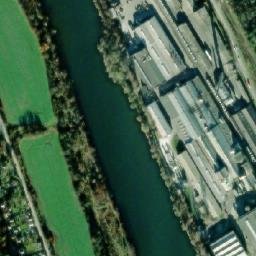 Satellite imagery of Cembrit [Beroun] factory chimney, CZ