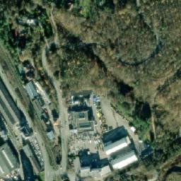 Satellite imagery of Cembrit [Beroun] factory chimney, CZ