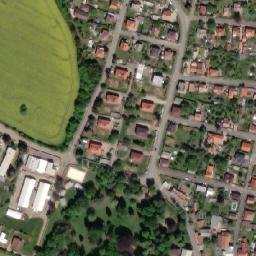 Satellite imagery of [Červené Pečky] church t., CZ