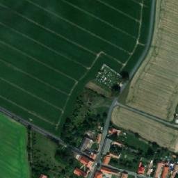 Satellite imagery of [Dvakačovice] church t., CZ