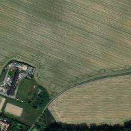Satellite imagery of [Dvakačovice] church t., CZ
