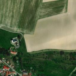 Satellite imagery of [Slatina u Vysokého Mýta] church t., CZ