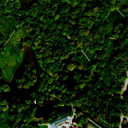 Satellite imagery of Pless Castle, PL