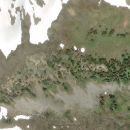 Satellite imagery of Corrie Peak, CA
