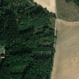 Satellite imagery of [Chříč] church t., CZ