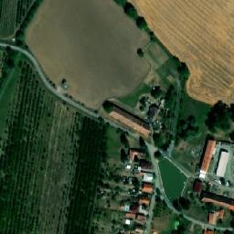 Satellite imagery of [Svinčany] church t., CZ