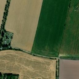 Satellite imagery of [Svinčany] church t., CZ
