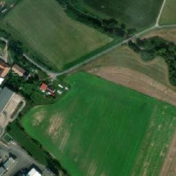Satellite imagery of [Úhřetice] church sanctus t., CZ