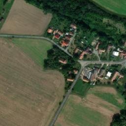 Satellite imagery of [Dvakačovice] church t., CZ