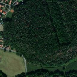 Satellite imagery of [Dvakačovice] church t., CZ