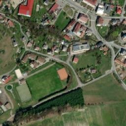 Satellite imagery of [Dolní Čermná] church t., CZ