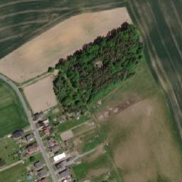 Satellite imagery of [Bělá ve Slezsku] church t., CZ