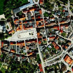Satellite imagery of Pless Castle, PL