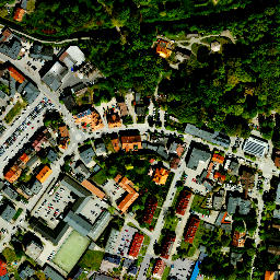 Satellite imagery of Pless Castle, PL