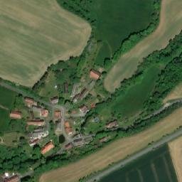 Satellite imagery of [Štichovice-Křečov] church t., CZ