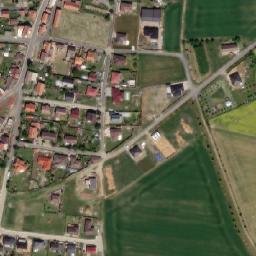 Satellite imagery of [Červené Pečky] church t., CZ