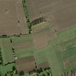 Satellite imagery of sv. Martin [Nové Dvory u Kutné Hory] church t., CZ